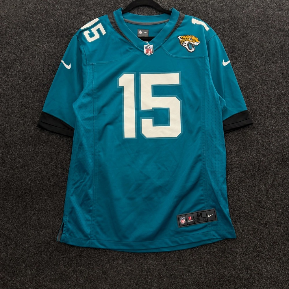 Nike NFL Jacksonville Jaguars Minshew II 15 Jersey Teal Mens Medium